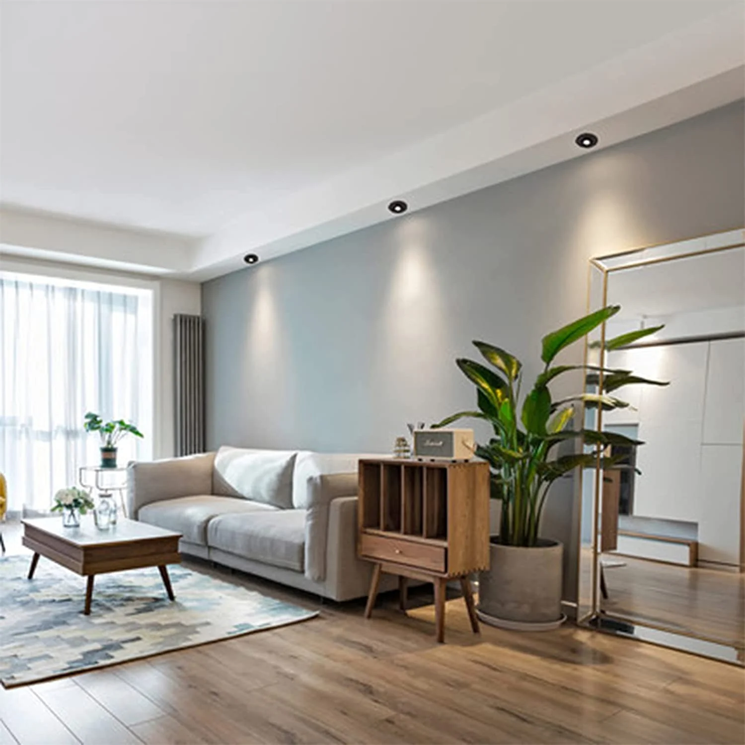 Iluminación LED en living